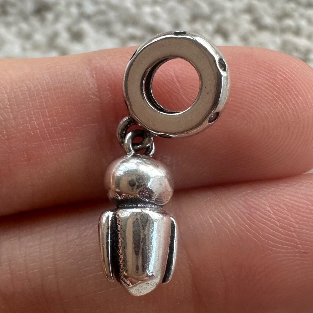 NWOT Wall-E Eve Silver Dangle Charm - Picture 6 of 12
